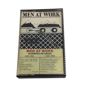 🍄 Men at Work “Business as Usual” Cassette Tape